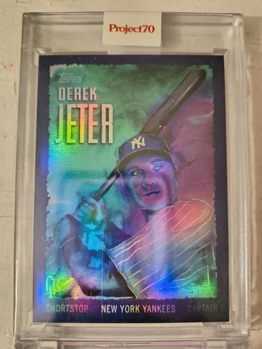 Topps Project 70 Derek Jeter Rainbow Foil 61 /70 By Brittany Palmer