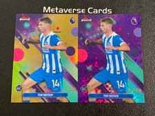 2025-26 Topps Finest Premier League Tom Watson RC Refractor /50/150 Lot*2