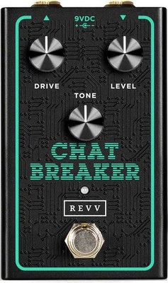 Revv Chatbreaker E-Gitarre Verzerrer Effekt Pedal Overdrive True Bypass ChatGPT