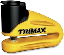 Trimax T665LY Rotor Disc Lock - 10mm Pin - Yellow