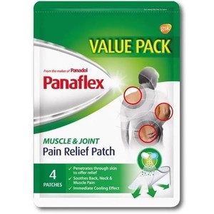 4x patchs musculaire articulation Panaflex - Action rapide 80 secondes -