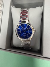 Image of New Ladies Rotary, Stone set Blue Dial ‘kensington’Quartz Watch LB05375/01