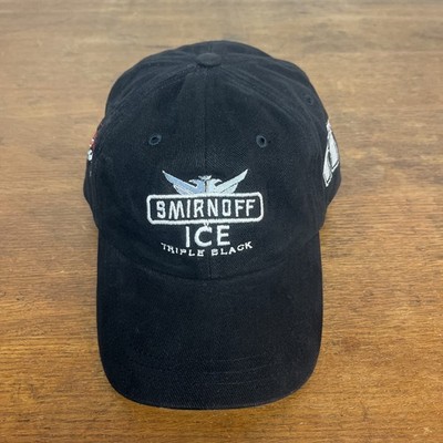 Smirnoff Ice Triple Black Hat Cap NASCAR Roush Racing Adjustable One Size