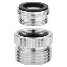 Faucet Adapter Kit, 3/4 Inch Garden Hose to 1/2 Sink Faucet Adapter, Polished