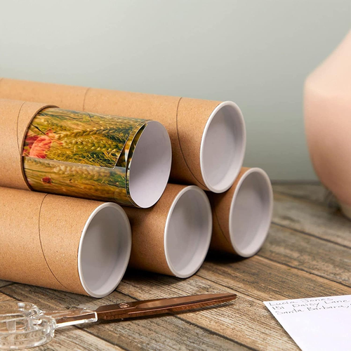 2" X 15" Kraft Mailing Tube, Shipping, Heavy Duty Mailers Poster Tube Packing 2  - Picture 6 of 12