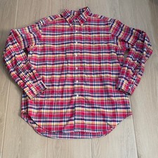Ralph Lauren Men's Pink Plaid Button-Down Shirt size XL