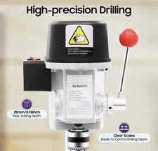 340W Mini Bench Drill Press, 3-level Adjustable Speed With High-precision