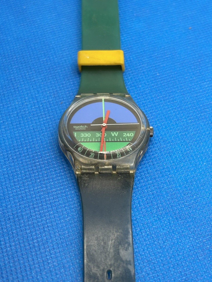 Swatch Watch GK102 Nautilus - Original with Case 1986 RARE