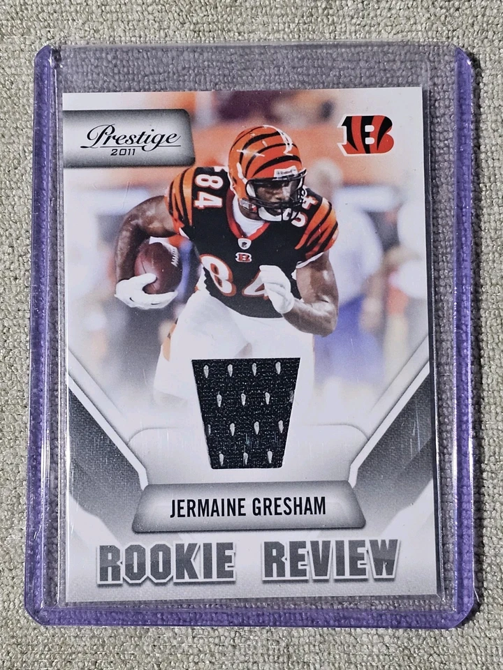 2011 Panini Prestige Rookie Review Materials Jermaine Gresham #22 Bengals - Image 3 of 3