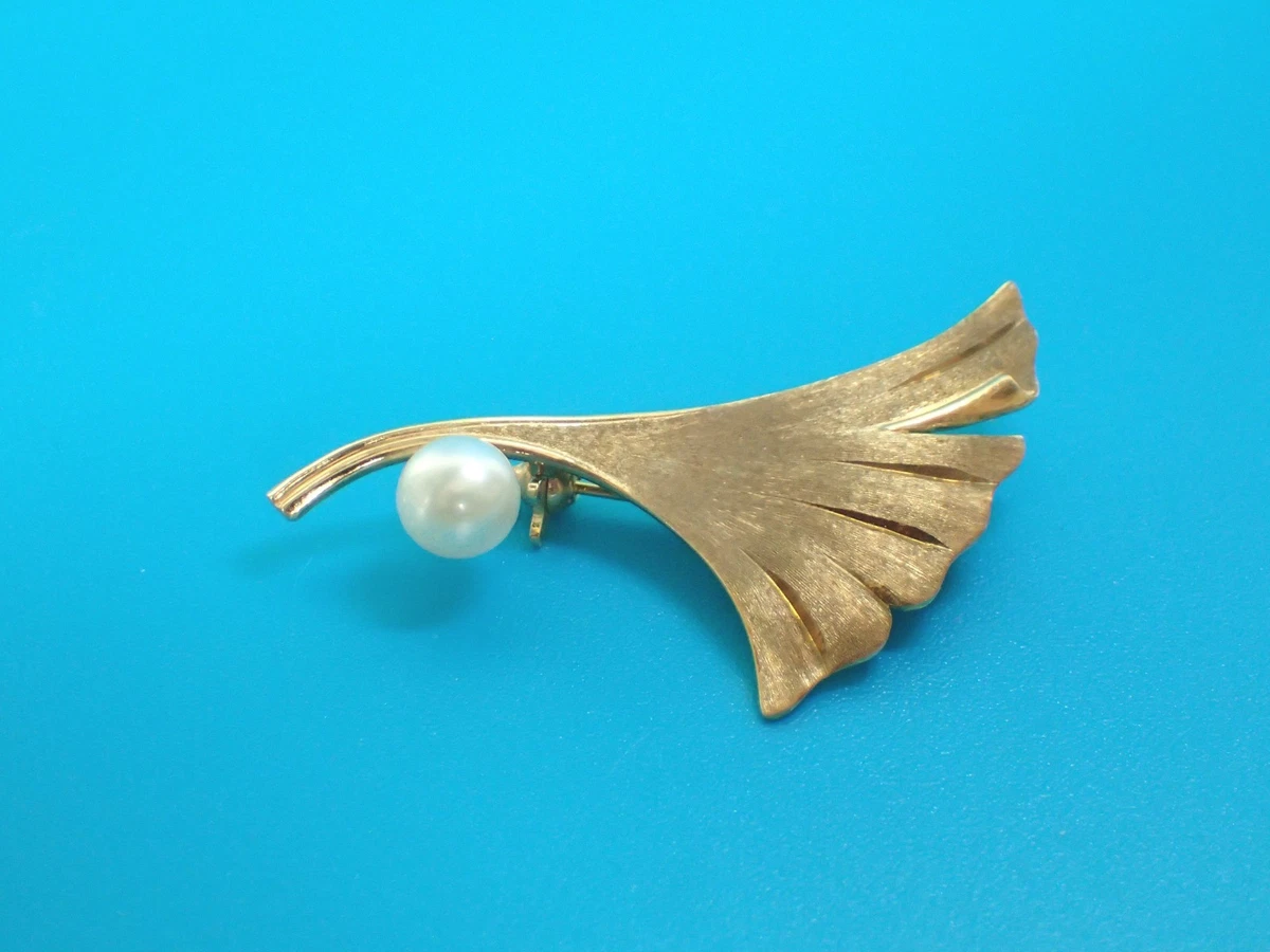 Mikimoto Pearl 14k Yellow Gold Fine Brooches & Pins for sale | eBay