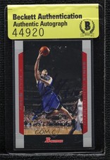 BAS 2004-05 Bowman Draft Mike Bibby #87 Authentic Auto 3c7