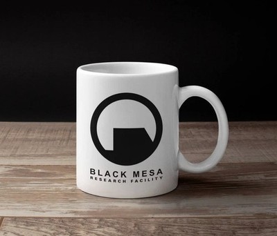 Black Mesa Research Facility Coffee Mug 11oz Gamer Inspired Gift Cup