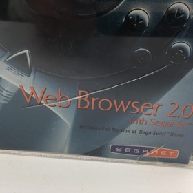 Web Browser 2.0 with SegaNet Sega Dreamcast Disc Complete In Case