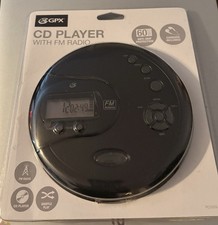 GPX PC332B Portable CD Player Antiskip Protection Fm Radio Stereo Black