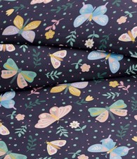 Kids Duvet Cover Set Twin/Twin XL Size - 2 Piece Butterfly Duvet Cover Set  1 P