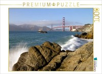 Calvendo Puzzle SAN Francisco Baker Beach | 1000 Pieces, Finished Size 25.2 × 18