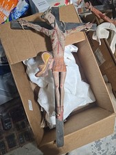 1800s CRISTO by JOSE BENITO ORTEGA 26x17 Last Of The Santos