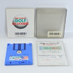 Famicom Disk MARIO GOLF US COURSE Nintendo 9052 dk