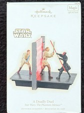Hallmark Keepsake Star Wars The Phantom Menace A Deadly Duel Ornament 2009