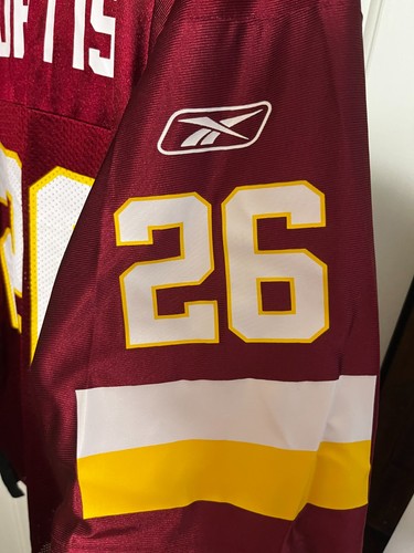 New W Tags Reebok Mens Washington Redskins Clinton Portis Jersey Red Size Large - Picture 6 of 8