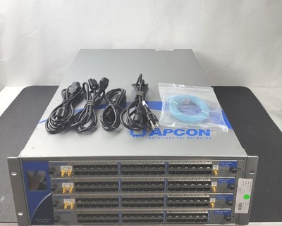Apcon IntellaFlex ACI-3144-XR 4-Slot Chassis w/ 4x Line Card Modules READ