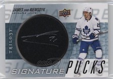 2016-17 Upper Deck Trilogy Signature Pucks James van Riemsdyk #SP-JV Auto 1m8