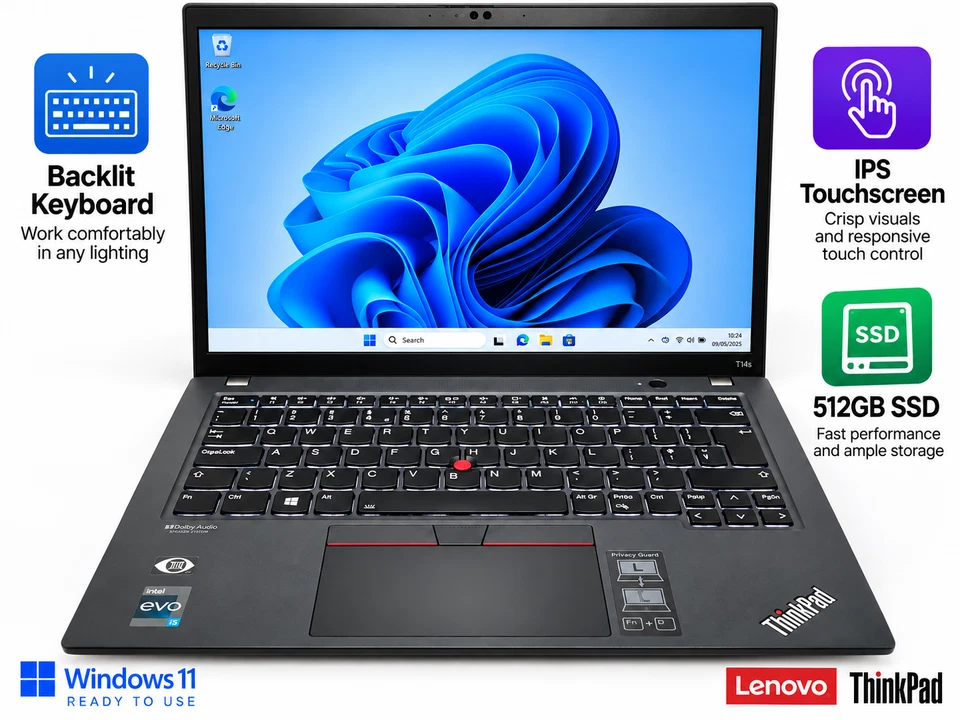 Lenovo ThinkPad T14s G3 · i5-1240P · 16GB · 256GB, photo 2 of 5