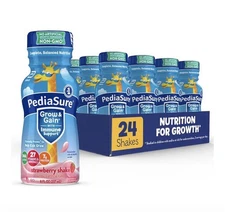 24 pk PediaSure Grow & Gain Nutrition Shake for Kids | Strawberry 8 fl oz 08/26