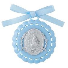 WHOLESALE 60 Baby Light Blue Guardian Angel Crib Medals - Ready for resale 