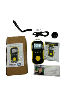 Forensics Detectors FD-90A-O2 Oxygen Gas Detector 0-30% Vol Open Box Tested