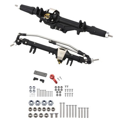Black Front Rear Axle For AXIAL WRAITH 1/10 RR10 90031 90045 90048 90053 1:10 RC