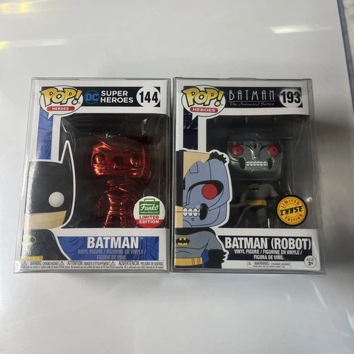 Funko Pop! Vinyl: DC Universe - Batman - (Chrome) - #144 Batman Robot Chase #193