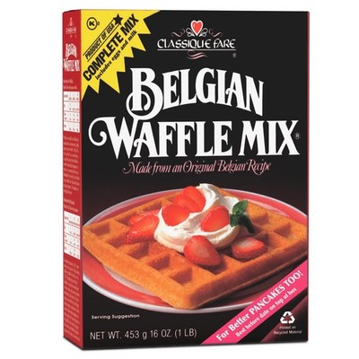 Belgian Waffle Mix - Makes Light and Crisp Waffles, Pancakes, Muffins & Crepe...