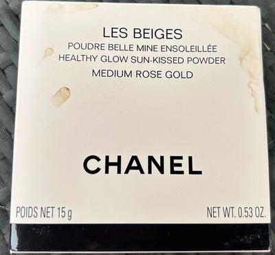 Chanel Les Beiges Healthy Glow Sun Kissed Powder ~ Medium Rose Gold ~ 0.53 oz