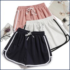 Summer Women Casual Solid Shorts Girl Gym Workout Shorts Pants Ladies