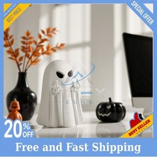Halloween Ghost Figurine,Cute Spooky Ghost Statue,Halloween Decorations,Resin St