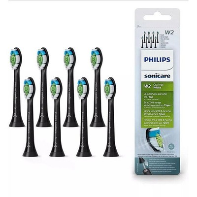 8er Original Philips Sonicare W2 Optimal White Standard Schallzahnbürstenköpfe