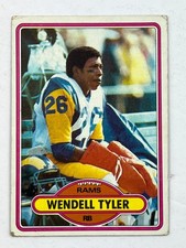 1980 Topps Wendell Tyler #273 - Los Angeles Rams NFL - Free Shipping  #