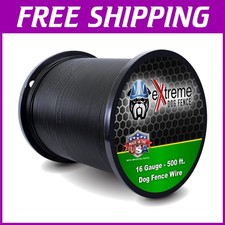 Strong Polyethylene Coated Dog Containment Wire - 500 Ft