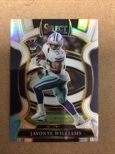 2025 Panini Select Football Javonte Williams Concourse Silver Prizm #97