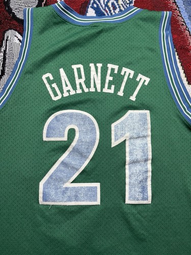 Vintage Kevin Garnett Minnesota Timberwolves Trikot XL Nike Alternate Green 90s - Bild 14 von 16