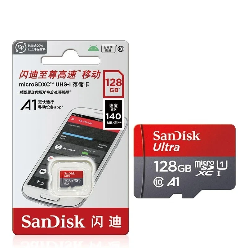 Original Sandisk Memory Card 256GB 128GB 64GB 32GB TF micro sd card Class 10 UHS - Image 3 of 4