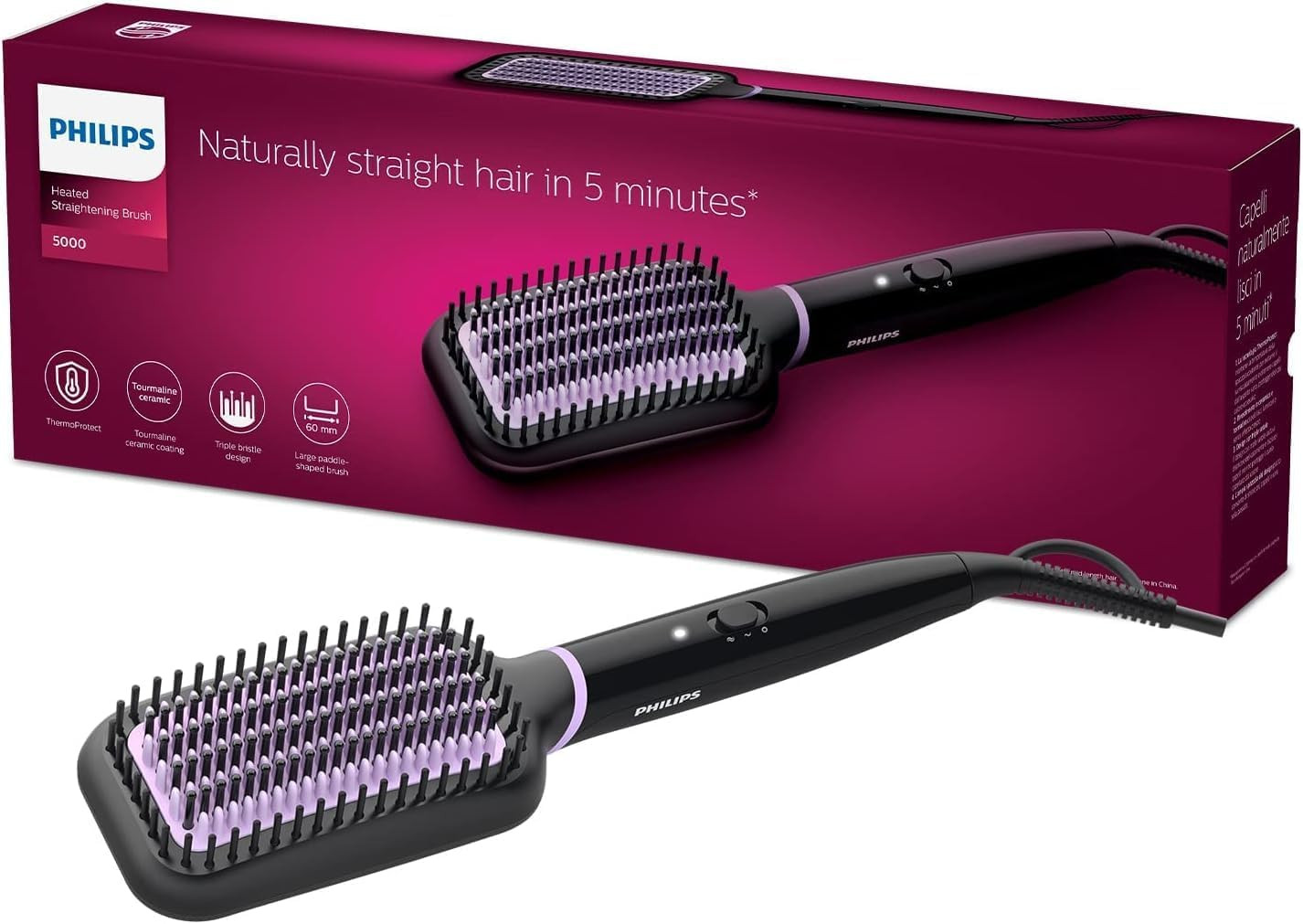 Philips Stylecare Essential BHH880/00: Spazzola Lisciante Originale
