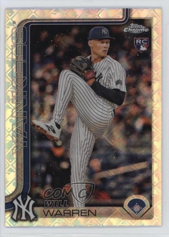 2025 Topps Chrome Logofractor Edition Will Warren #81 0wq4
