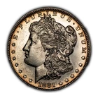 1881-S $1 Morgan Silver Dollar - Glassy Proof-Like Fields - BU - VIDEO - D5441