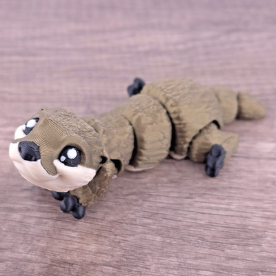 Mini River Otter Flexi Fidget   Choose Style Desk Pet or Keychain