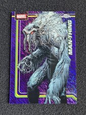 2026 Topps Chrome Marvel #75 Man-Thing Purple Shimmer Refractor /75