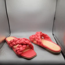 Vionic Kalina Slide Sandals Women's 11M Poppy Braided A245