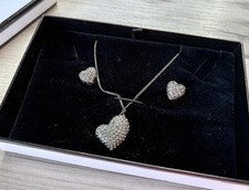 Jewellery Modern Costume Evening Set Necklace Earrings by Martin James