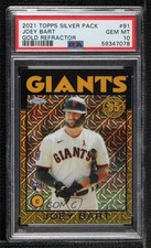 2021 Topps Silver Pack 1986 Chrome Baseball Gold /50 Joey Bart PSA 10 04cw